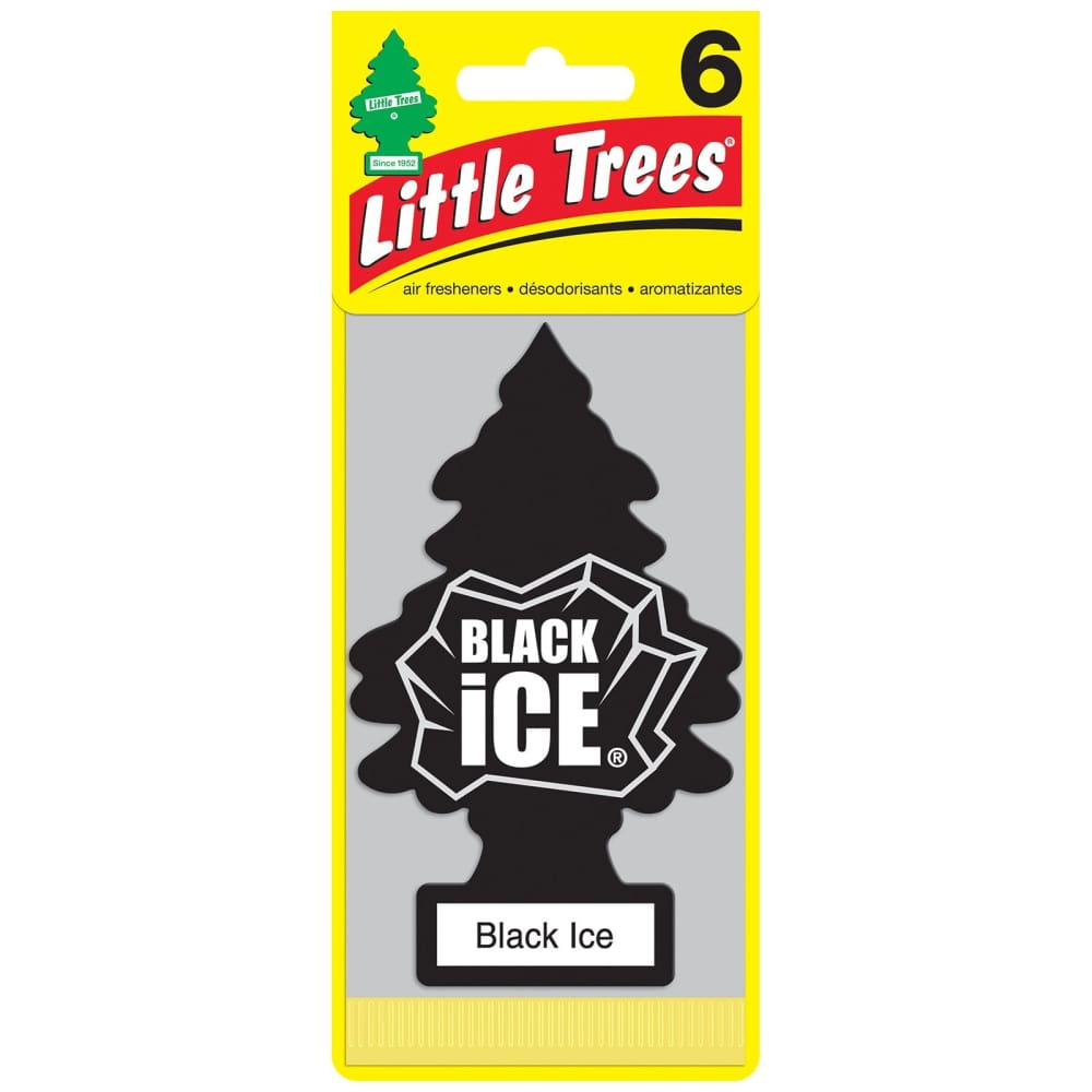 Little Tree Black Ice Air Fresheners 6 pk. - Home/Home/Home Improvement/Garage & Automotive/Detailing & Car Care/ - Unbranded