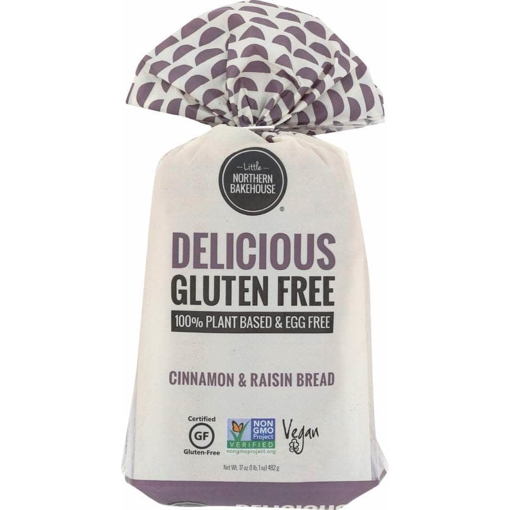 Little Northern Bakehouse Littlenort Bread Cinnamon and Raisin Gluten Free, 17 oz