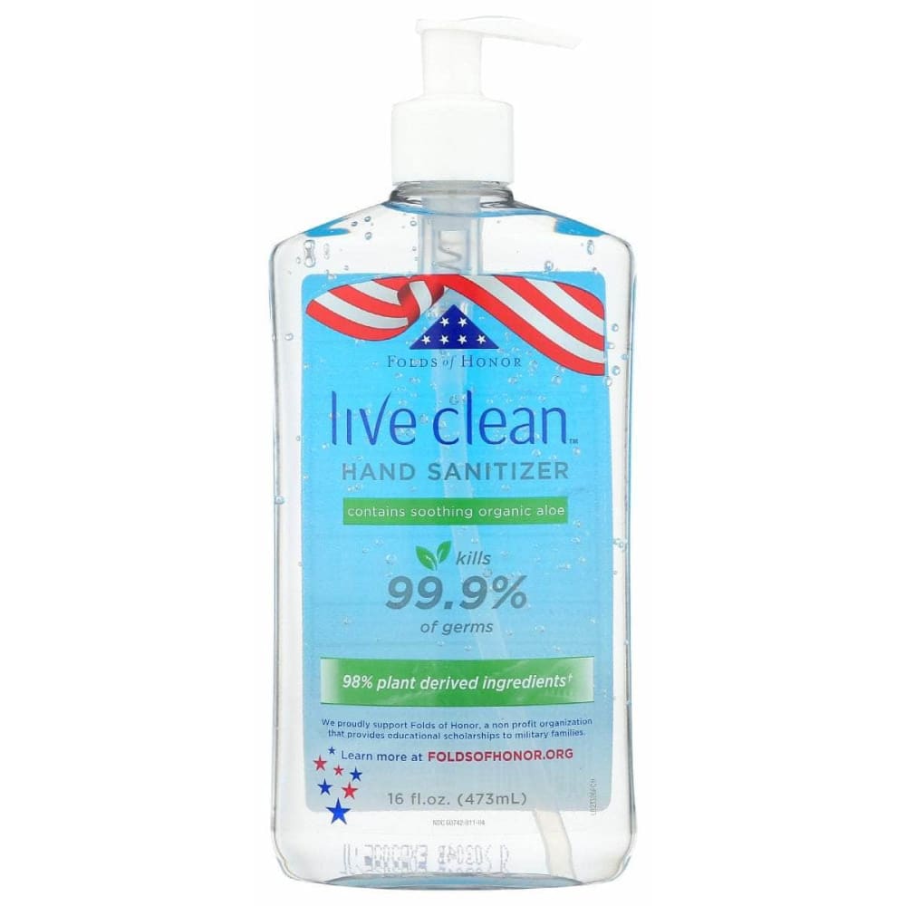 LIVE CLEAN LIVE CLEAN Hand Sanitizer Aloe, 16 oz
