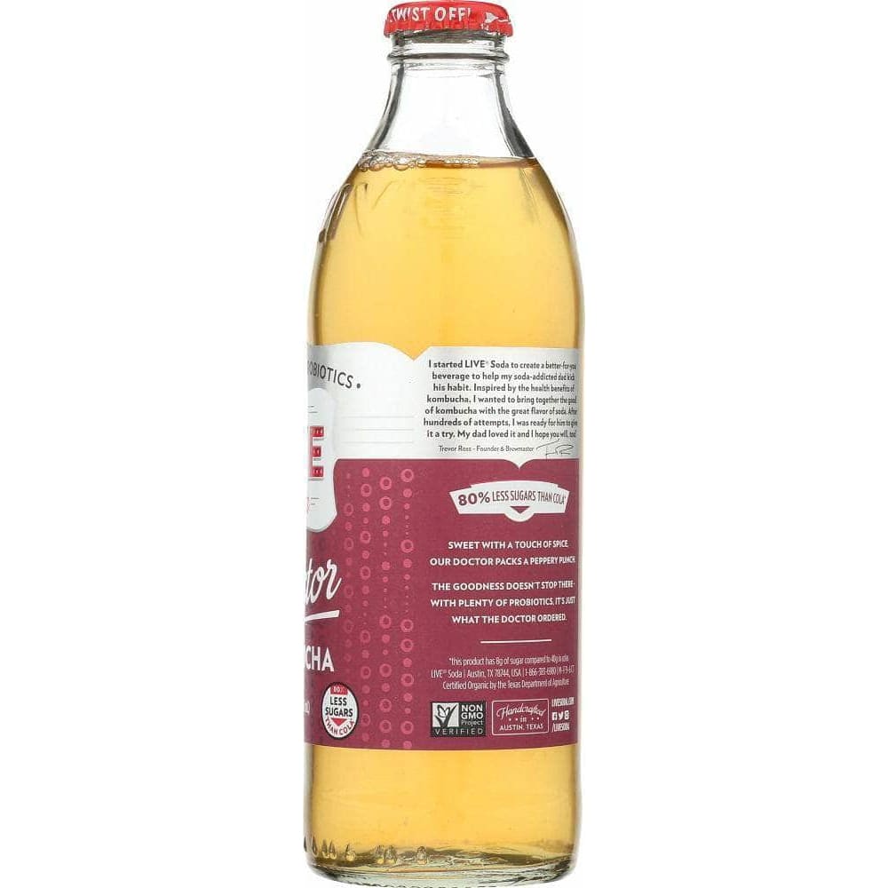 Live Soda Live Soda Doctor Kombucha, 12 oz