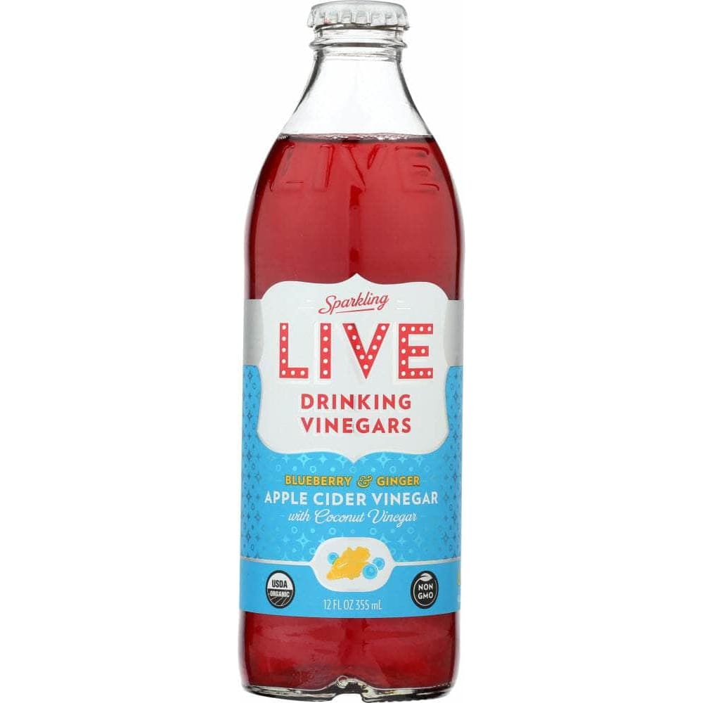 Live Soda Live Soda Drink Vinegars Blueberry & Ginger, 12 oz