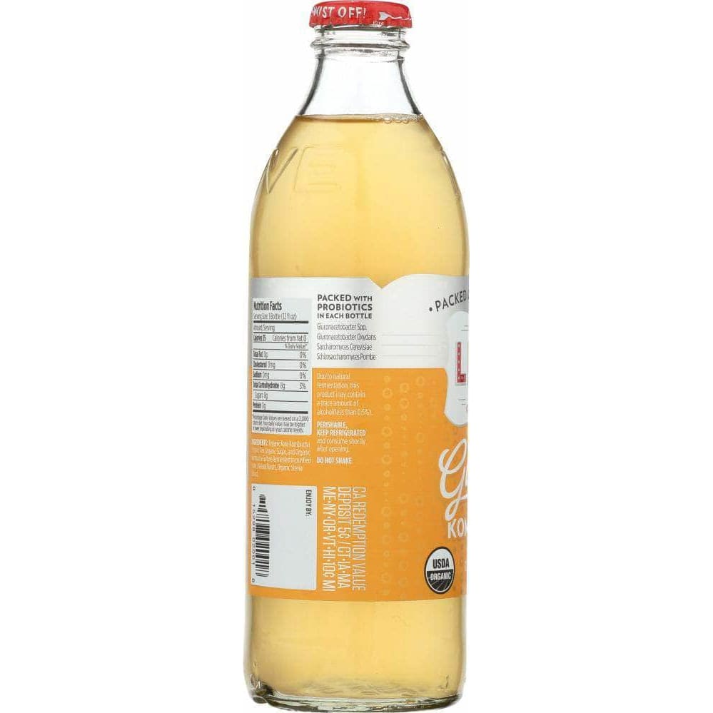 Live Soda Live Soda Ginger Kombucha, 12 oz