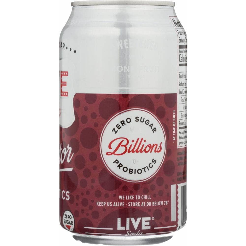 Live Soda Live Soda Zero Calorie Soda Doctor 6-12oz, 72 oz