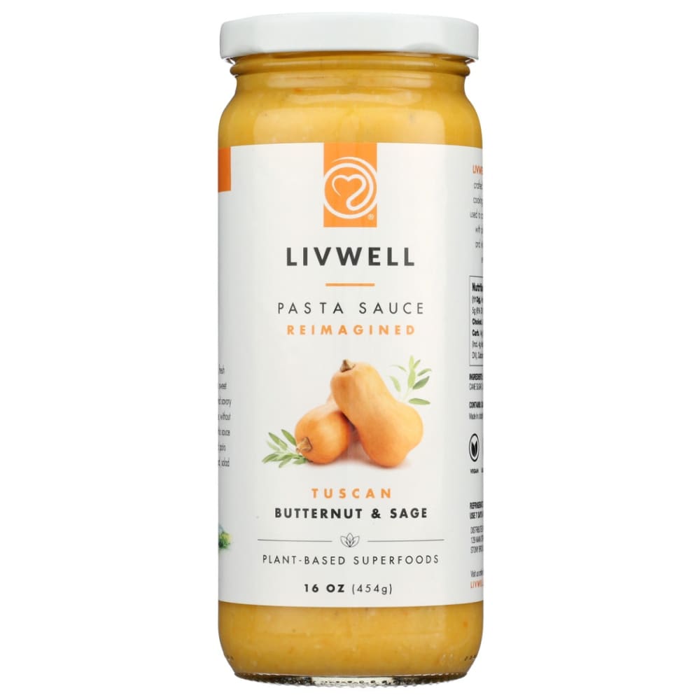 LIVWELL FOODS: Tuscan Butternut and Sage Sauce 16 oz (Pack of 2) - Grocery > Meal Ingredients > Sauces - LIVWELL FOODS