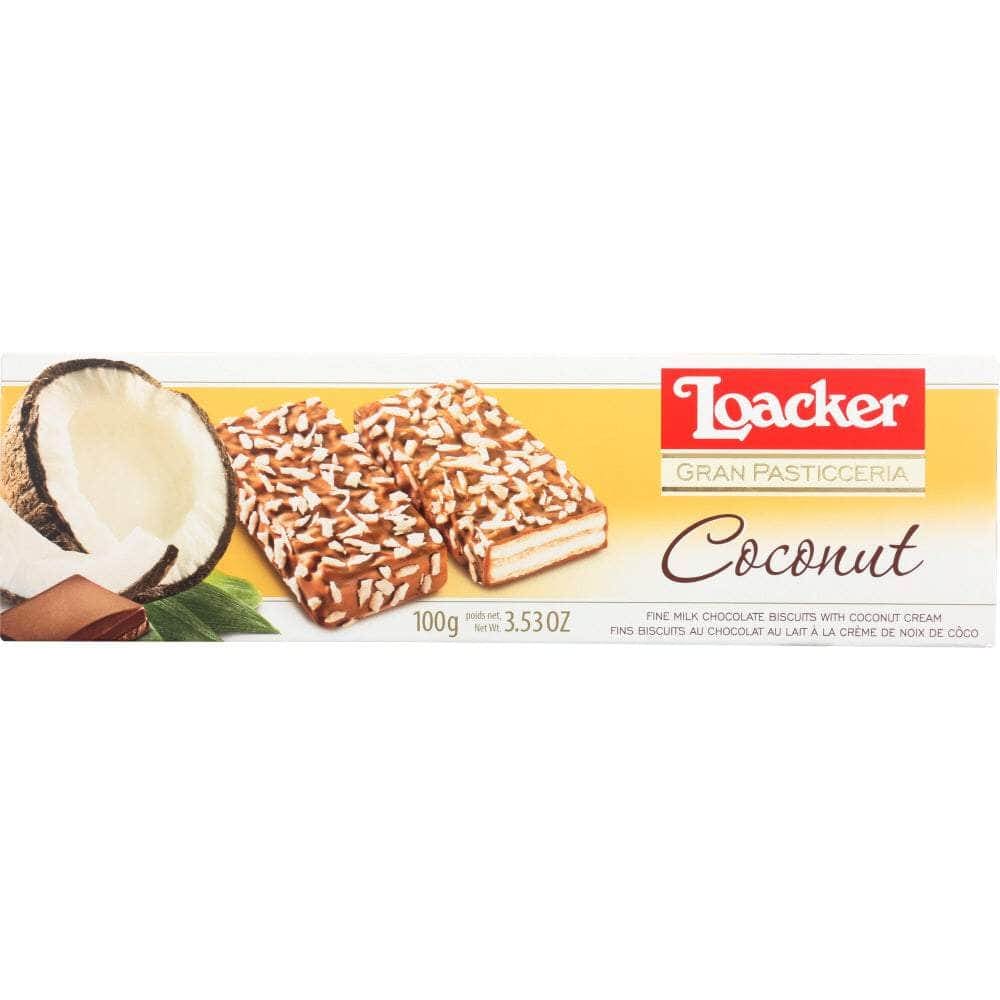 Loacker Loacker Gran Pasticceria Patisserie Coconut Cookie 100g, 3.53 oz