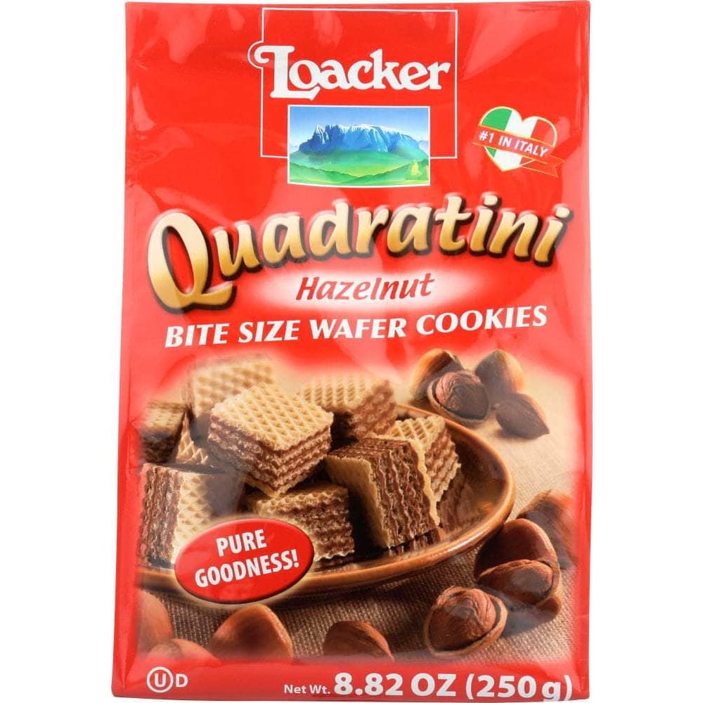 Loacker Loacker Quadratini Hazelnut Wafer 250g, 8.82 oz