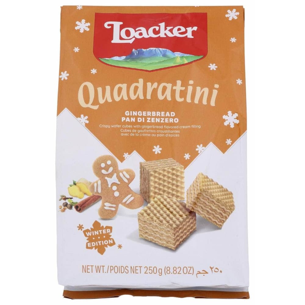 LOACKER LOACKER Wafer Gingrbrd Quad Hol, 8.82 oz