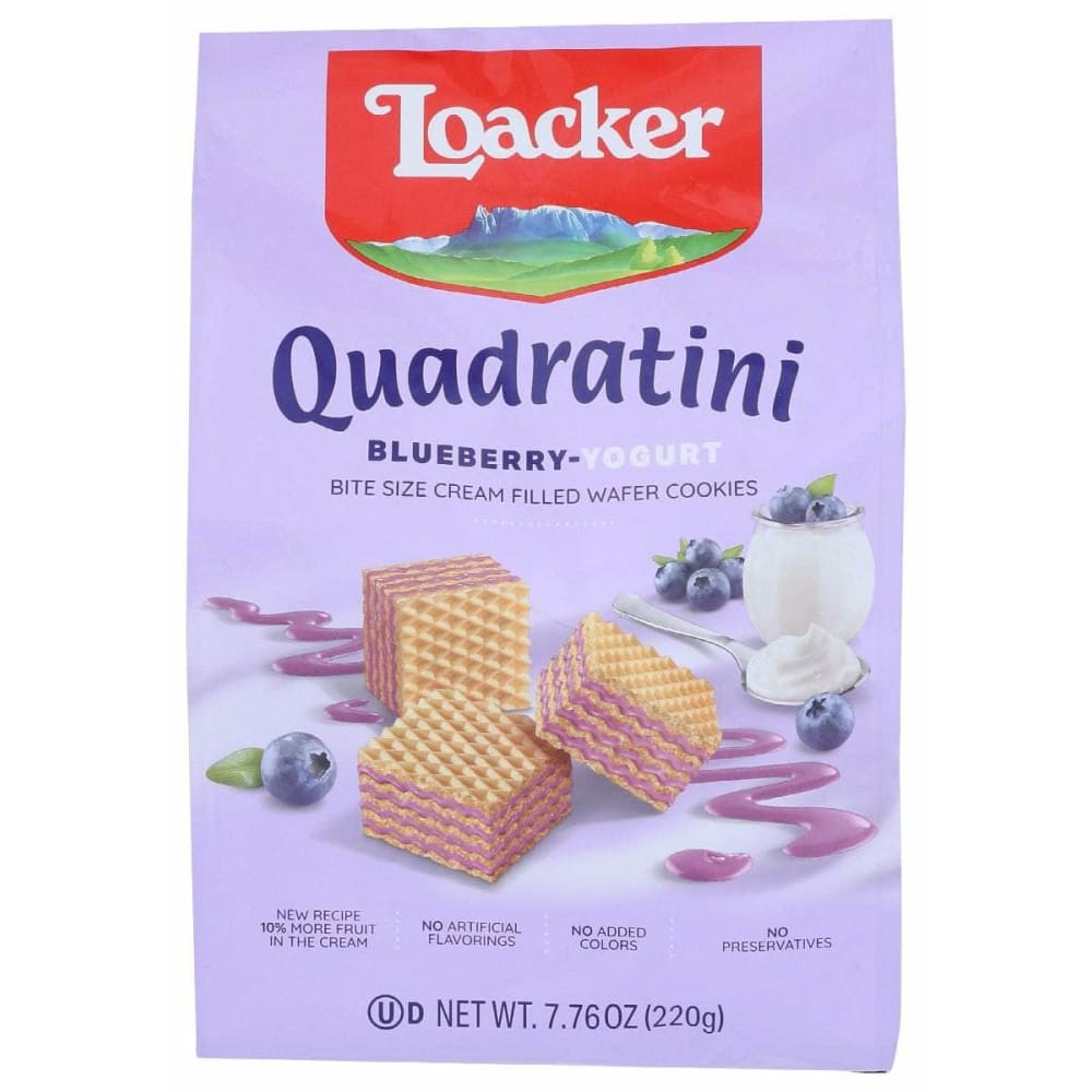 LOACKER LOACKER Wafers Qudrtni Ygrt Blbry, 7.76 oz