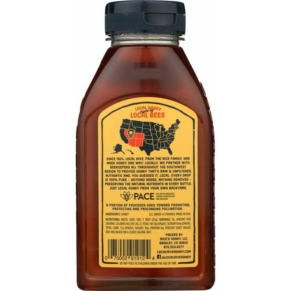 Local Hive Local Hive Raw and Unfiltered Southwest Honey, 12 oz