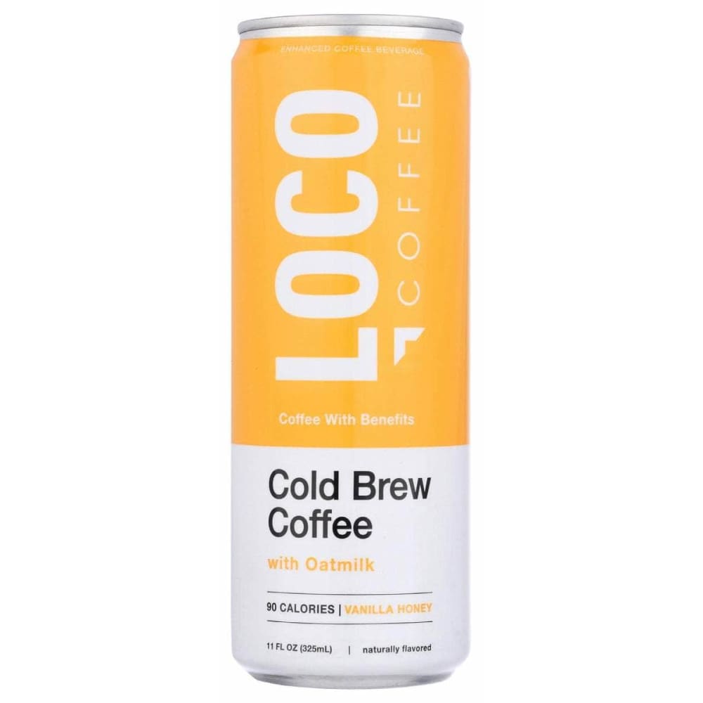 LOCO COFFEE Grocery > Beverages > Coffee, Tea & Hot Cocoa LOCO COFFEE: Vanilla Honey Oat Milk Cold Brew Coffee, 11 fo