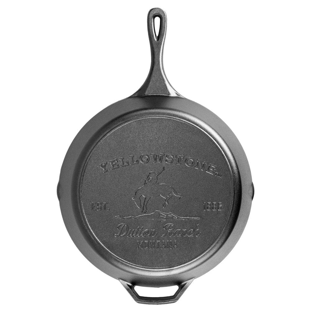 Lodge x Yellowstone 13.25 Seasoned Cast Iron Skillet - Cookware - Lodge