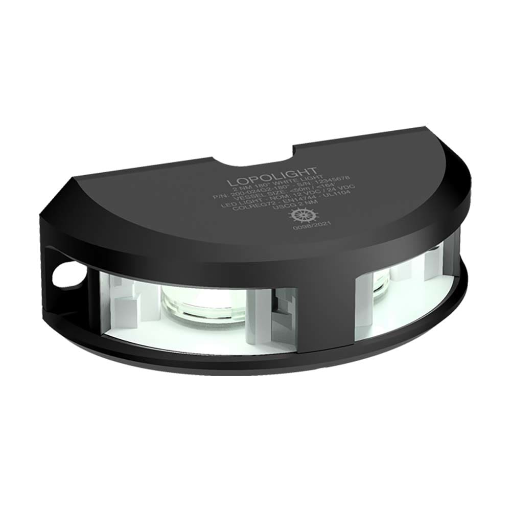 Lopolight Series 200-024 - Navigation Light - 2NM - Vertical Mount - White - Black Housing - Lighting | Navigation Lights - Lopolight