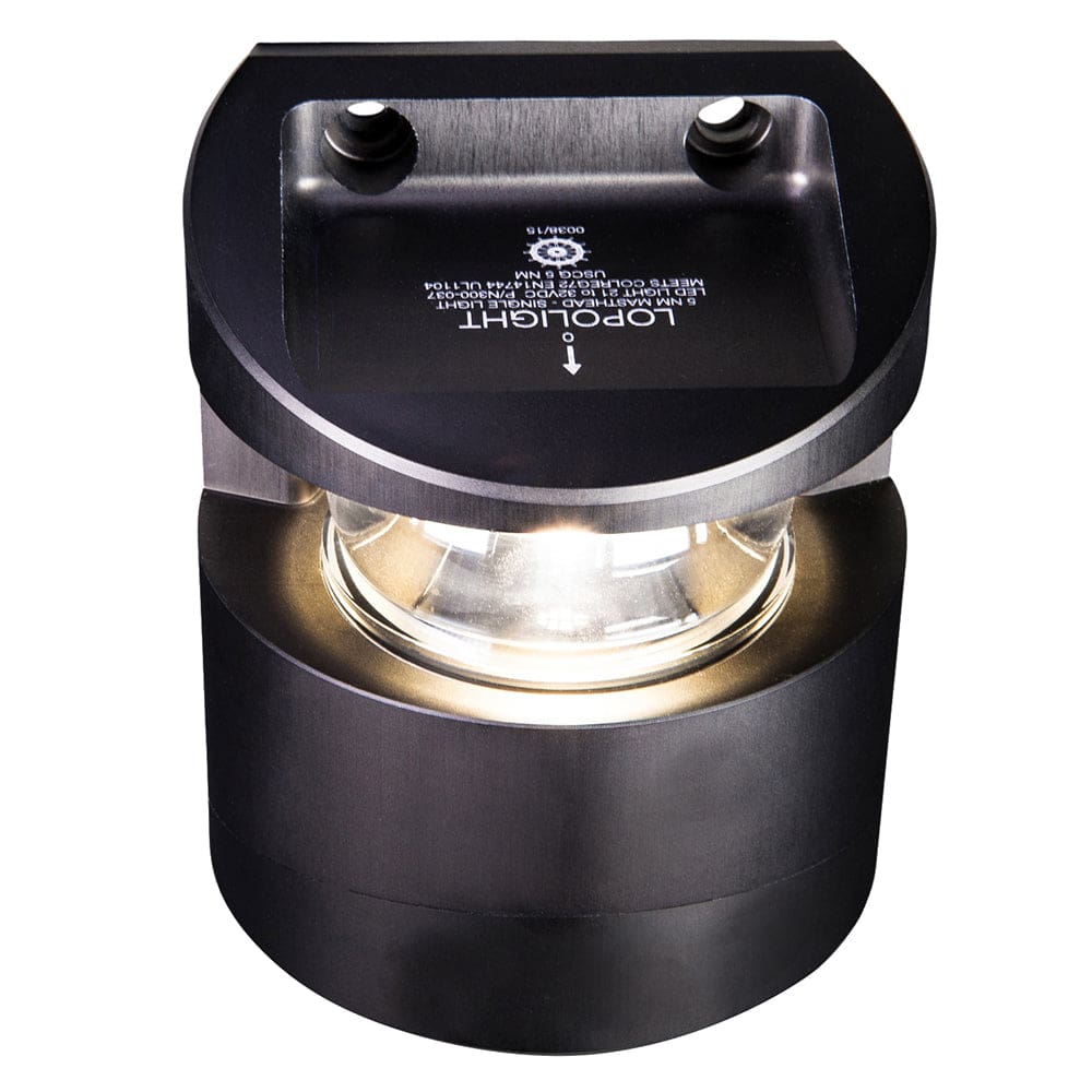 Lopolight Series 300-037 - Masthead Light - 5NM - Vertical Mount - White - Black Housing - Lighting | Navigation Lights - Lopolight