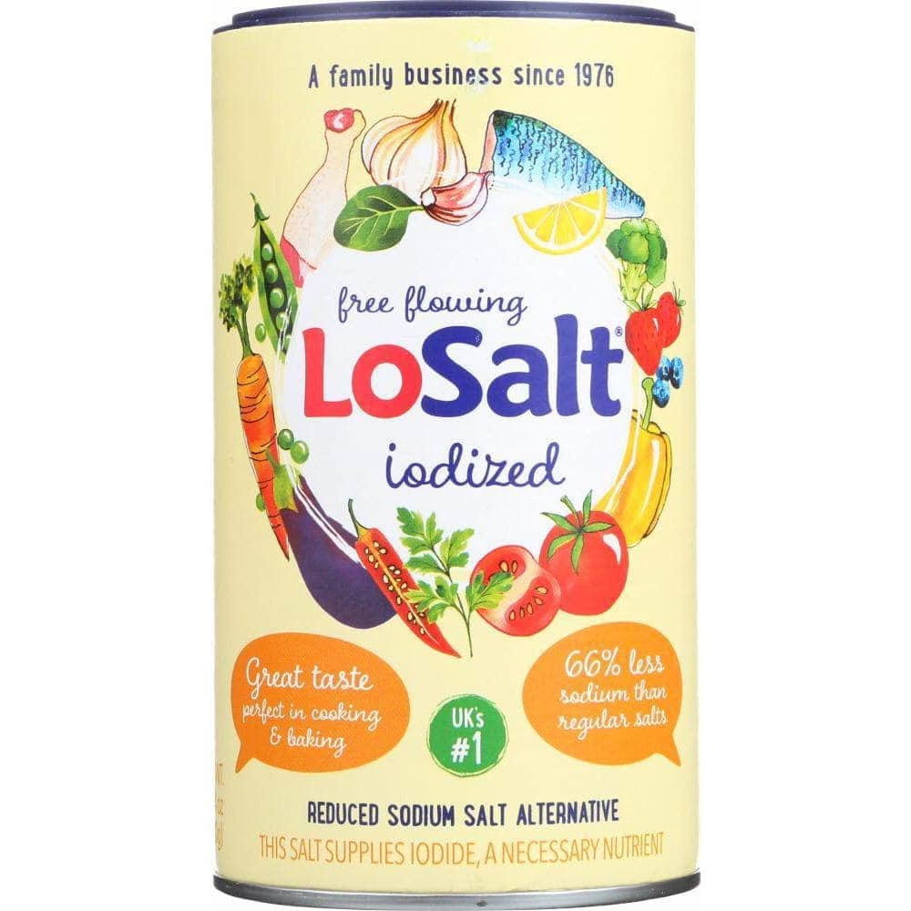 Losalt Losalt Iodized Salt, 12.35 oz