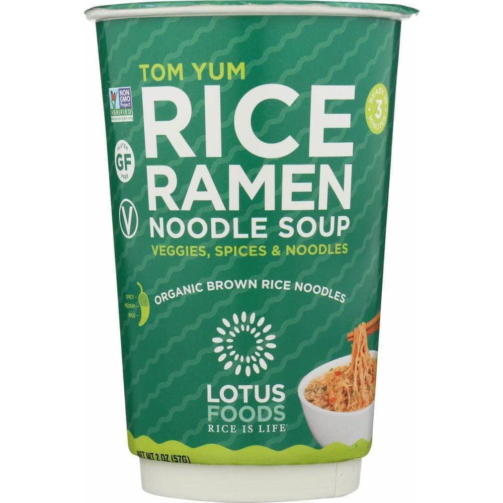 Lotus Foods Lotus Foods Tom Yum Rice Ramen Noodle Soup Cup, 2 oz