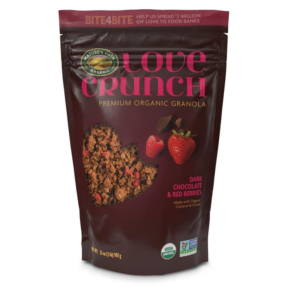 Love Crunch Dark Chocolate and Red Berries Granola (32 oz.) - Cereal & Breakfast Foods - Love