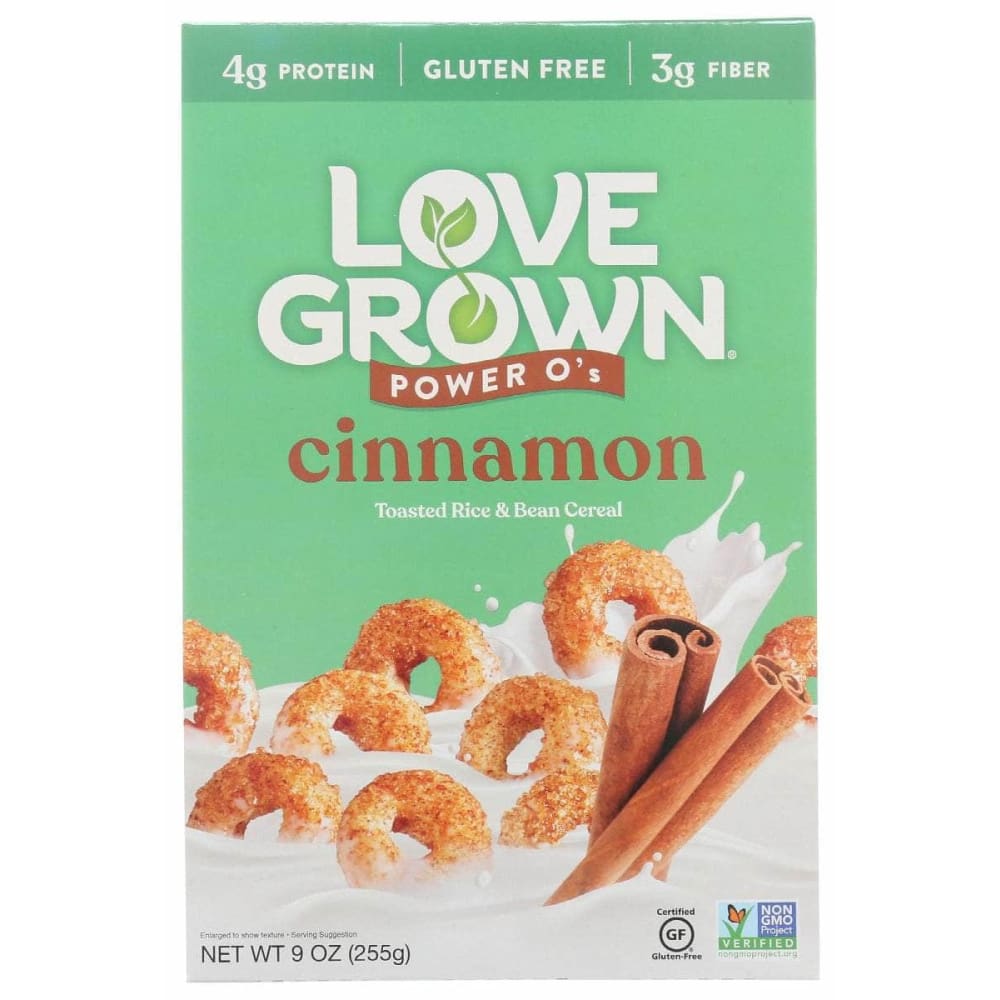 LOVE GROWN LOVE GROWN Cereal Power O Cinmn, 9 oz