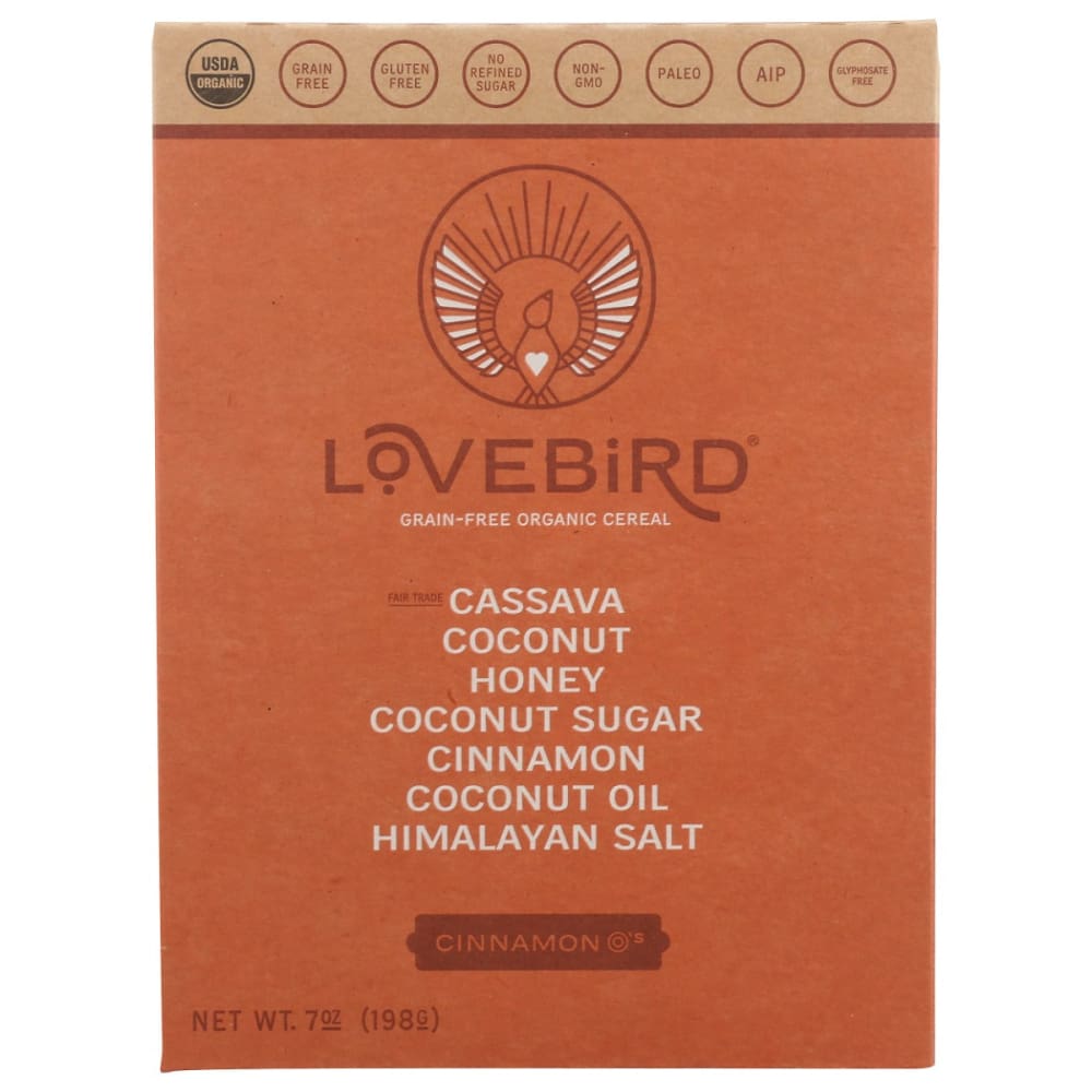 LOVEBIRD: Cereal Grain Free Cinnamo 7 OZ (Pack of 3) - Grocery > Breakfast > Breakfast Foods - LOVEBIRD