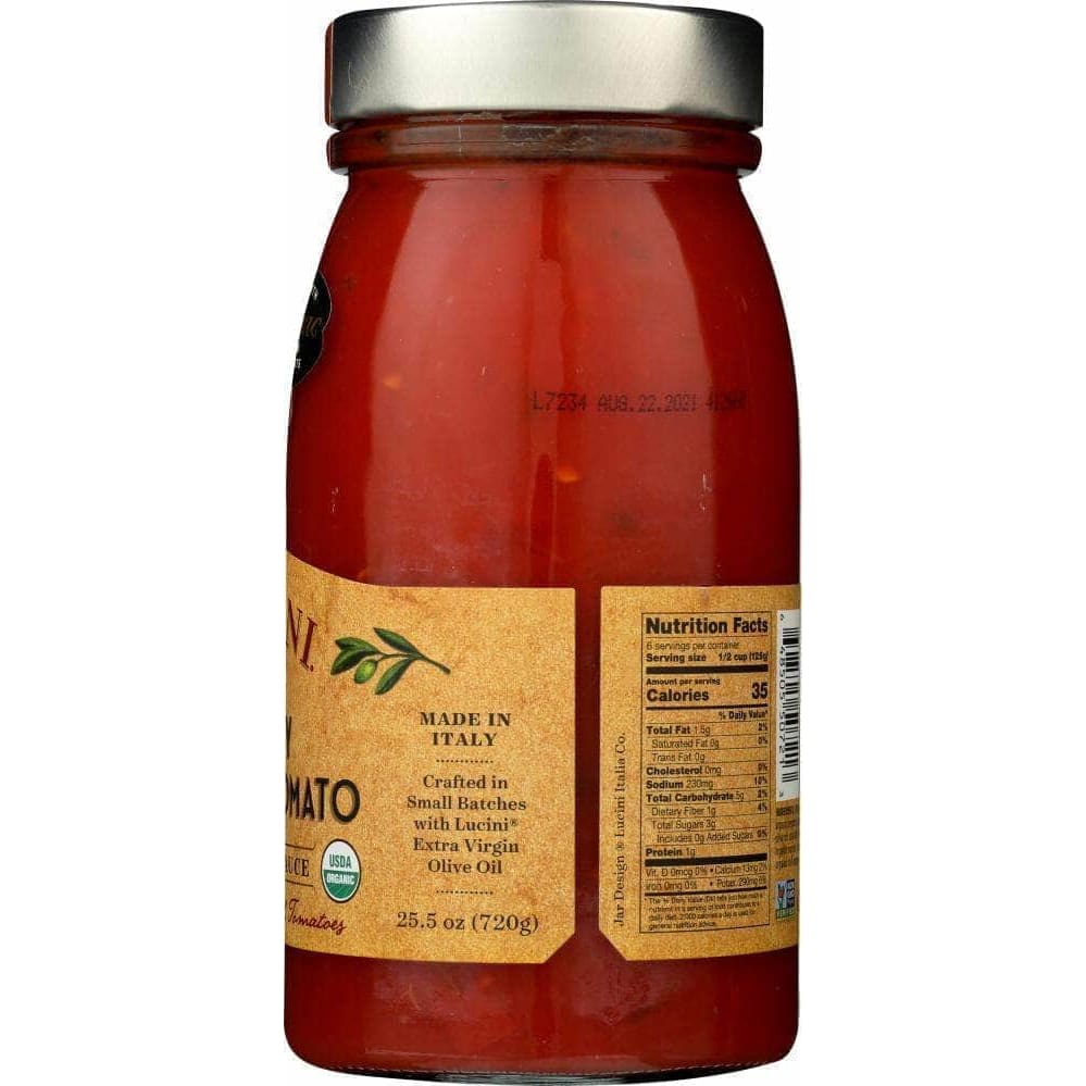 Lucini Italia Lucini Italia Tomato Sauce Spicy Tuscan, 25.5 oz