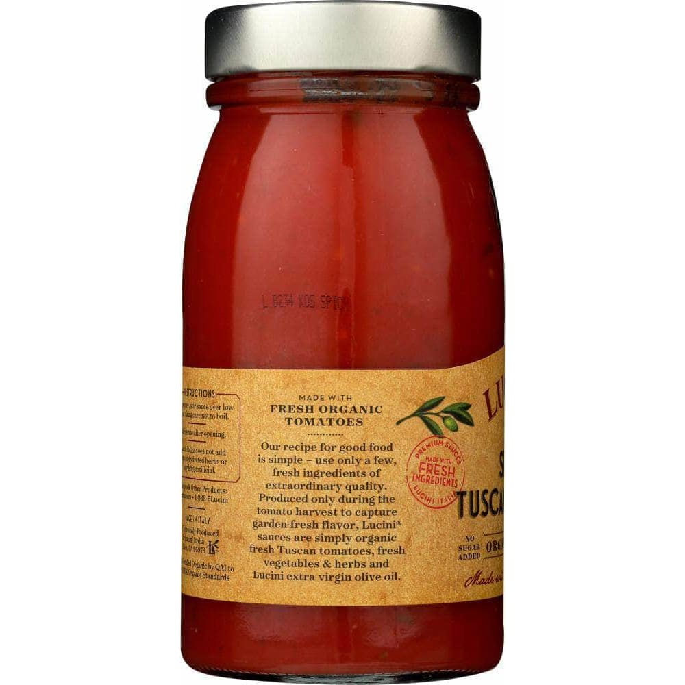 Lucini Italia Lucini Italia Tomato Sauce Spicy Tuscan, 25.5 oz