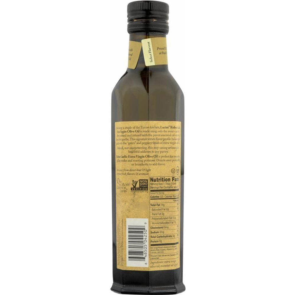 Lucini Italia Lucini Olive Oil Extra Virgin Robust Garlic, 8.5 oz