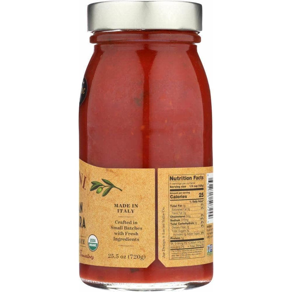 Lucini Italia Lucini SAUCE TUSCAN MARINARA ORG (25.500 OZ)