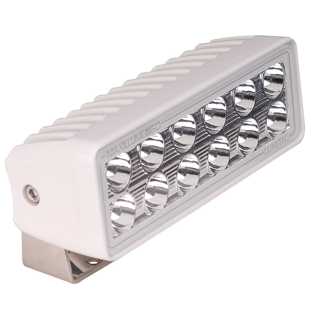 Lumitec Maxillume h60 - Trunnion Mount Flood Light - White Dimming - White Housing - Lighting | Flood/Spreader Lights - Lumitec