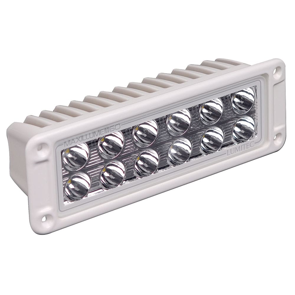 Lumitec Maxillumeh60 - Flush Mount Flood Light - White Housing - White Dimming - Lighting | Flood/Spreader Lights - Lumitec