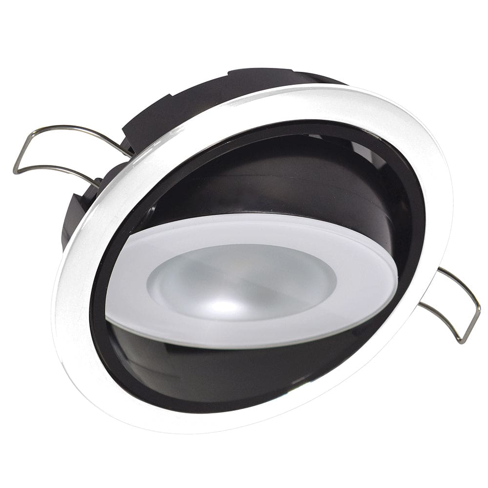 Lumitec Mirage Positionable Down Light - Spectrum RGBW Dimming - White Bezel - Lighting | Dome/Down Lights - Lumitec