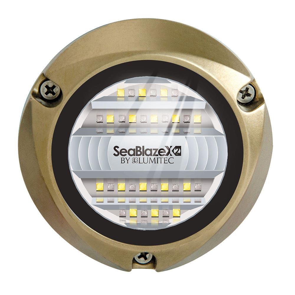 Lumitec SeaBlazeX2 LED Underwater Light - Dual Color - White/ Blue - Lighting | Underwater Lighting - Lumitec