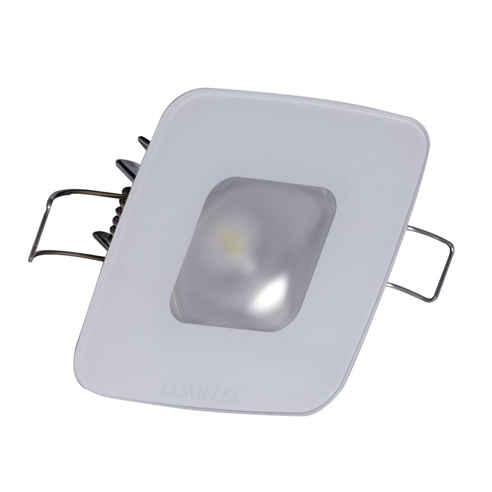 Lumitec Square Mirage Down Light - Spectrum RGBW Dimming - Glass Housing - No Bezel - Lighting | Dome/Down Lights - Lumitec