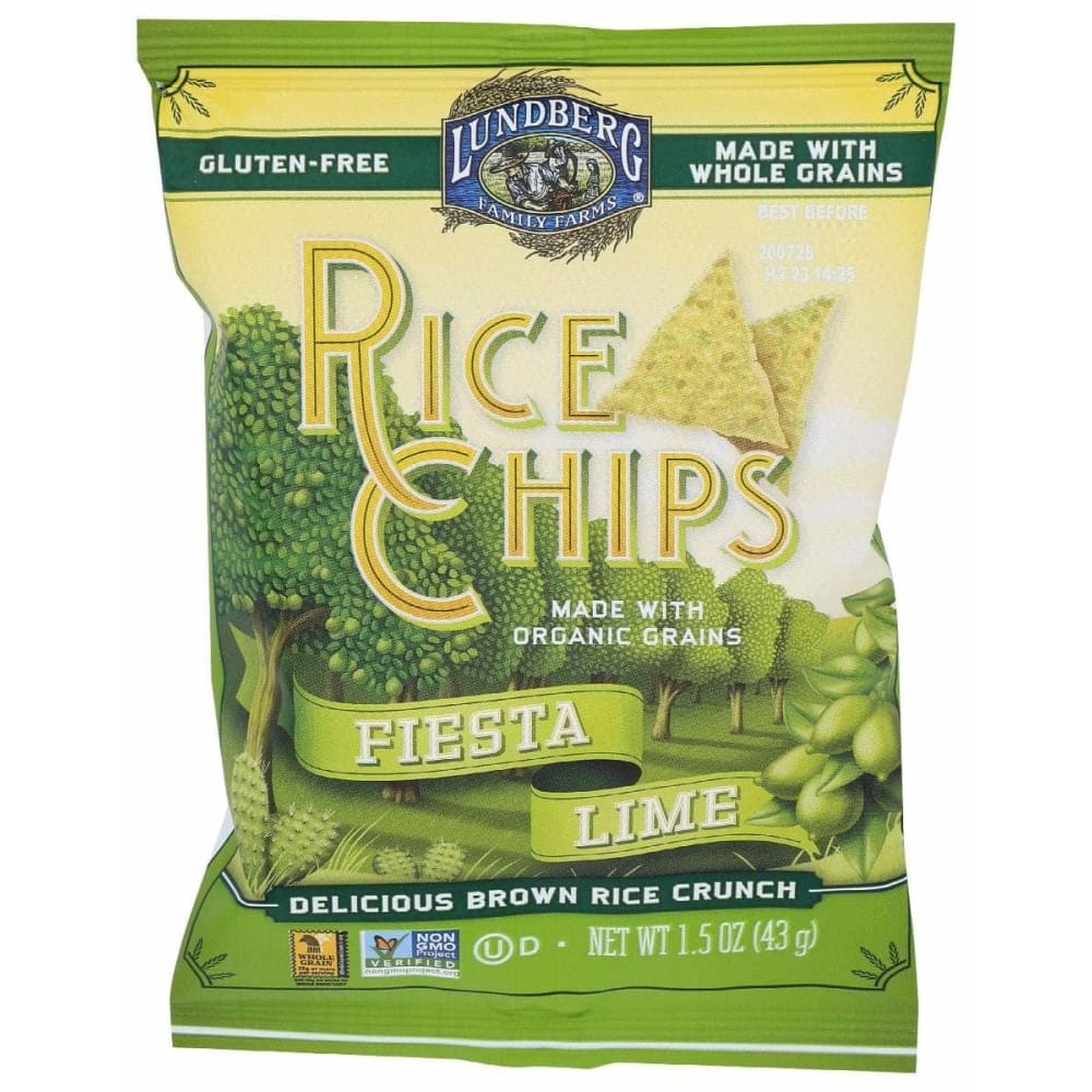 LUNDBERG LUNDBERG Fiesta Lime Rice Chips, 1.5 oz