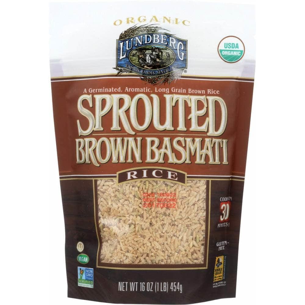 Lundberg Family Farms Lundberg Organic Sprouted Brown Basmati Rice, 1 lb