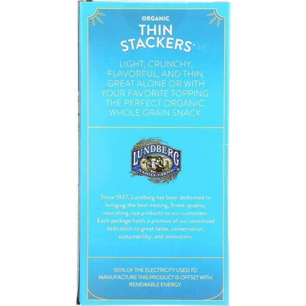 Lundberg Family Farms Lundberg Rice Cakes Thin Stackers Brown Rice Lightly Salted, 5.9 oz