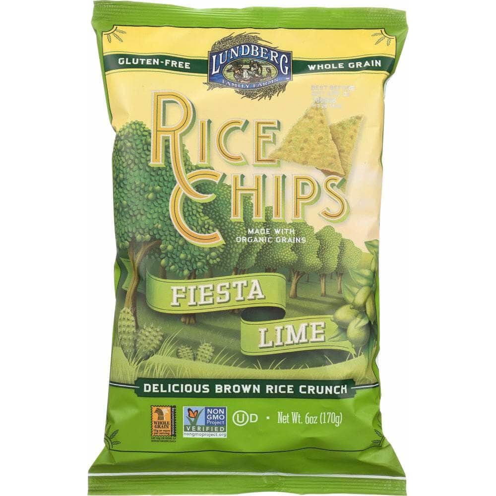 Lundberg Family Farms Lundberg Rice Chips Fiesta Lime, 6 Oz