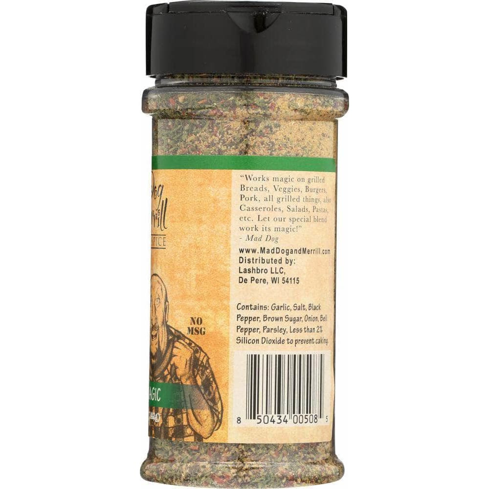 Mad Dog & Merrill Mad Dog & Merrill Seasoning Grillin Magic, 5 oz