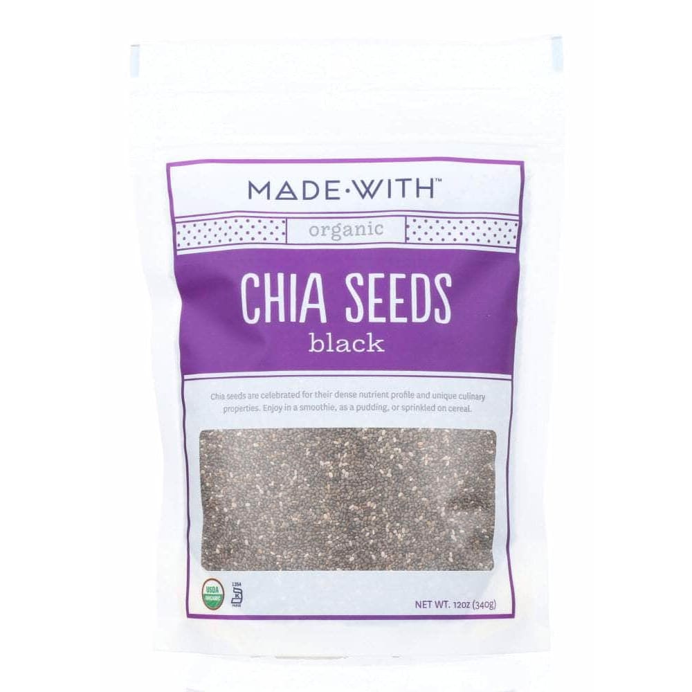 Made With Made With Organic Chia Seeds Black, 12 oz