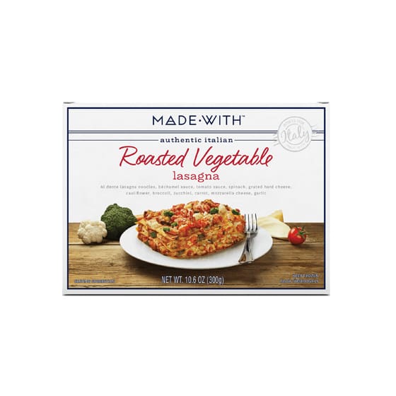 Made With Made With Roasted Vegetable Lasagna Entree, 10.6 oz