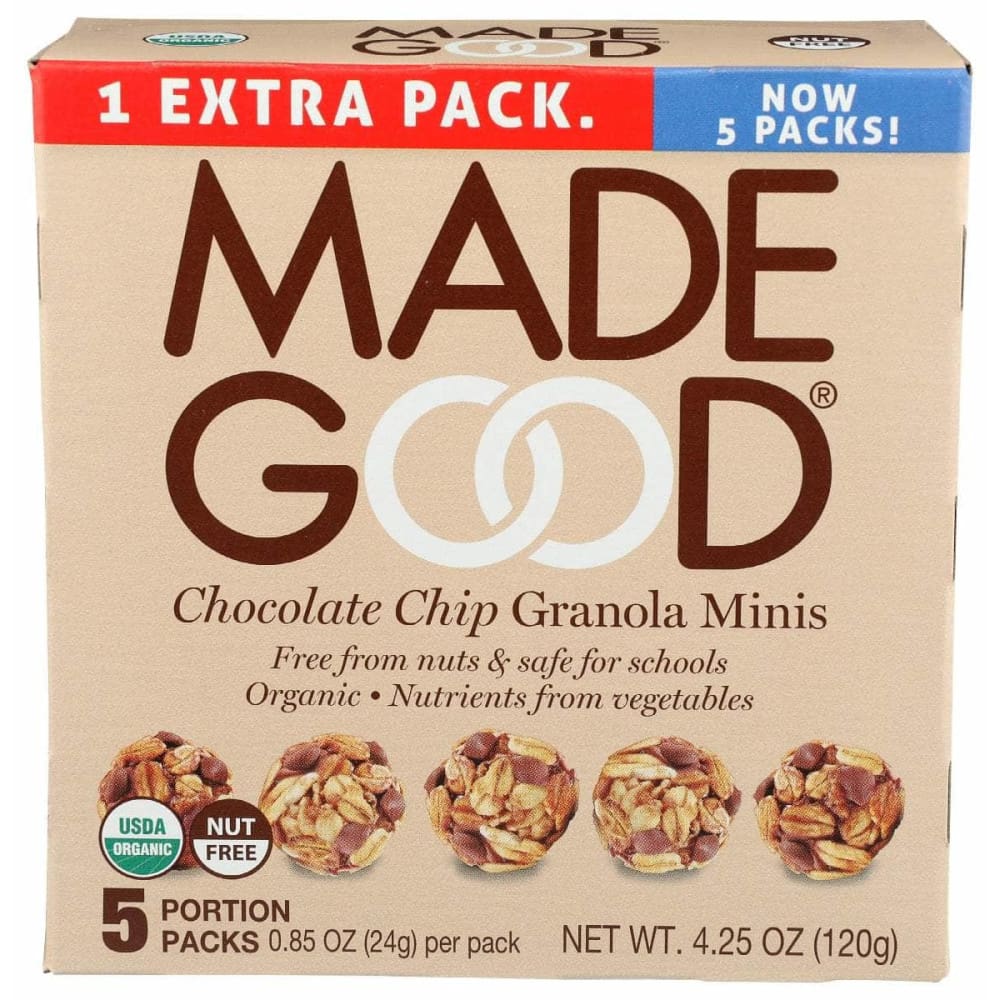 MADEGOOD MADEGOOD Org Granola Mini Chc Chp, 4.25 oz