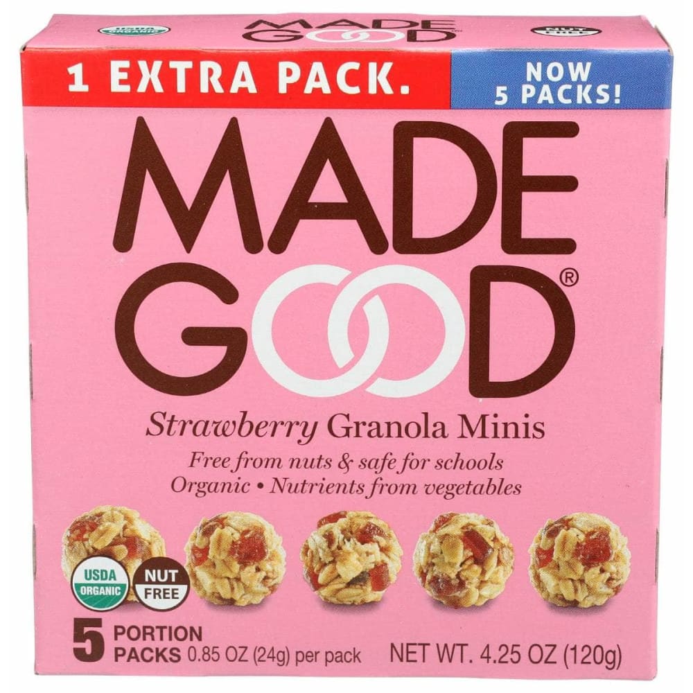 MADEGOOD MADEGOOD Org Granola Mini Strwbry, 4.25 oz