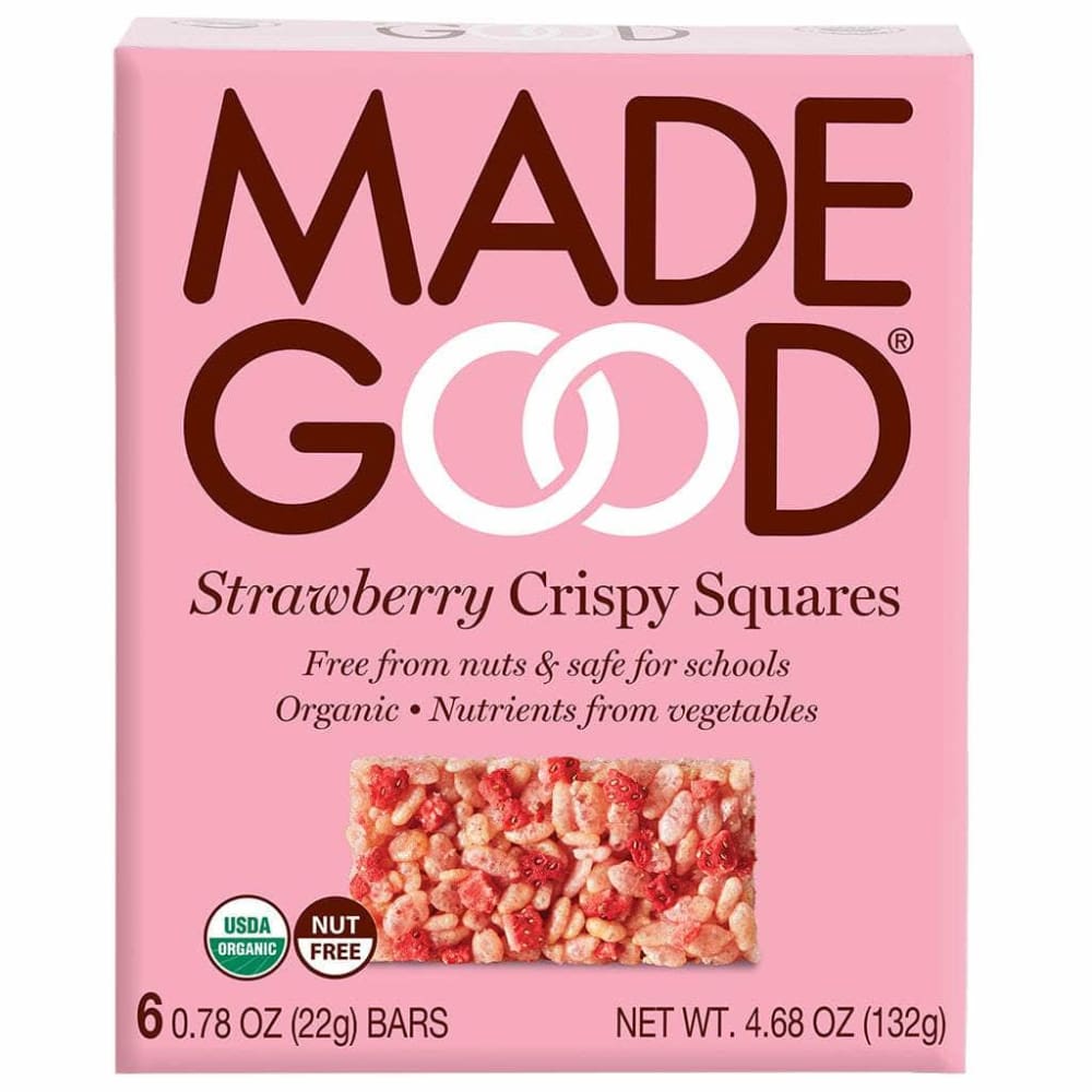 MADEGOOD MADEGOOD Rice Crispy Stwbry Square, 4.68 oz