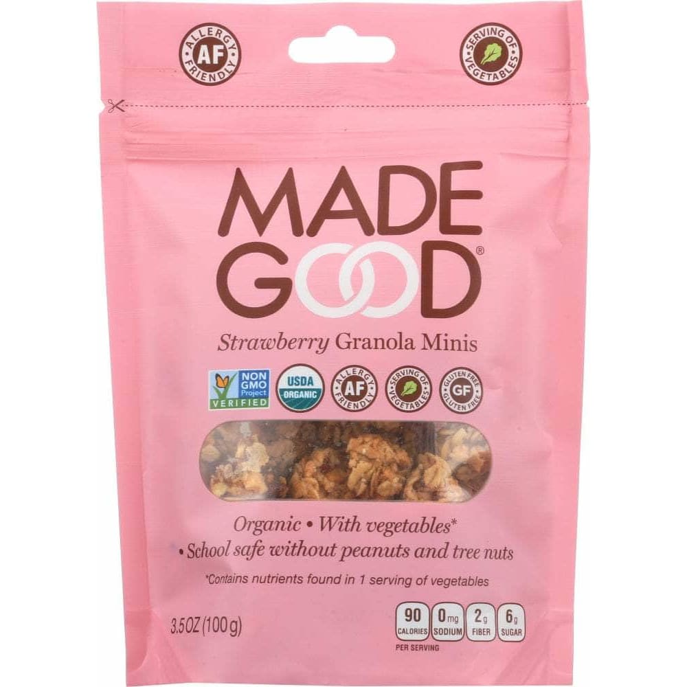 Madegood Madegood Strawberry Granola Minis, 3.5 oz