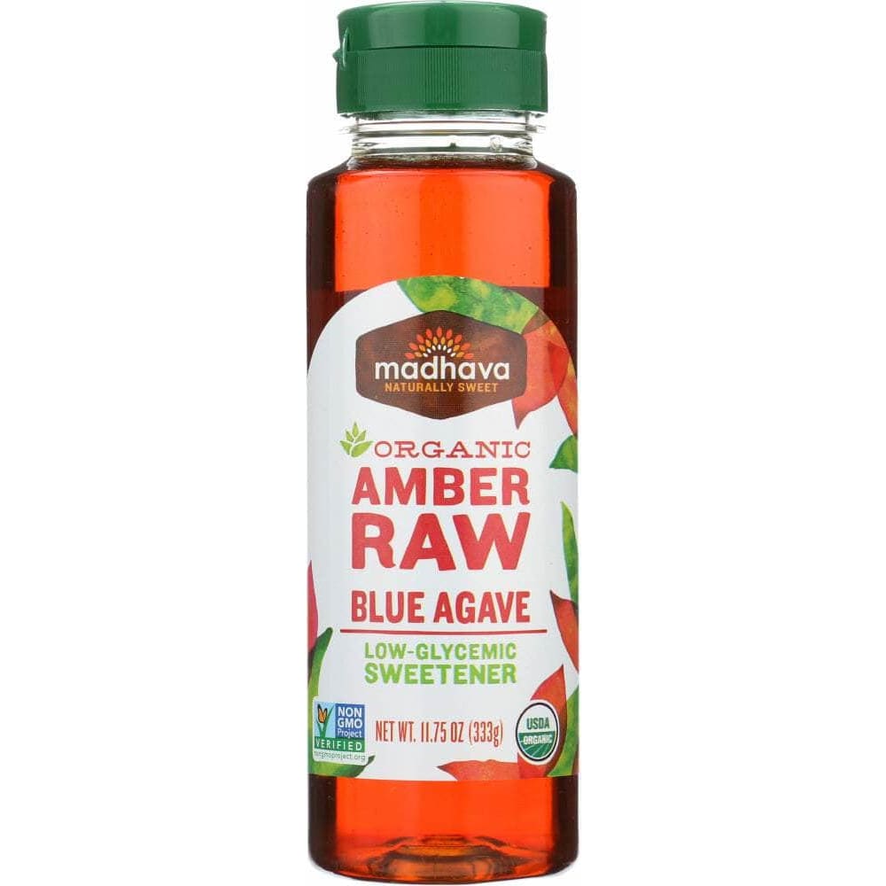 Madhava Madhava Organic Amber Raw Blue Agave, 11.75 oz