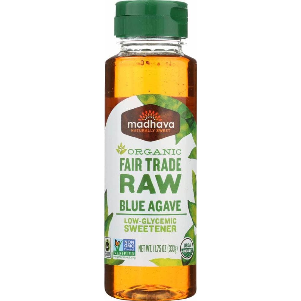 Madhava Madhava Organic Fair Trade Raw Blue Agave, 11.75 oz