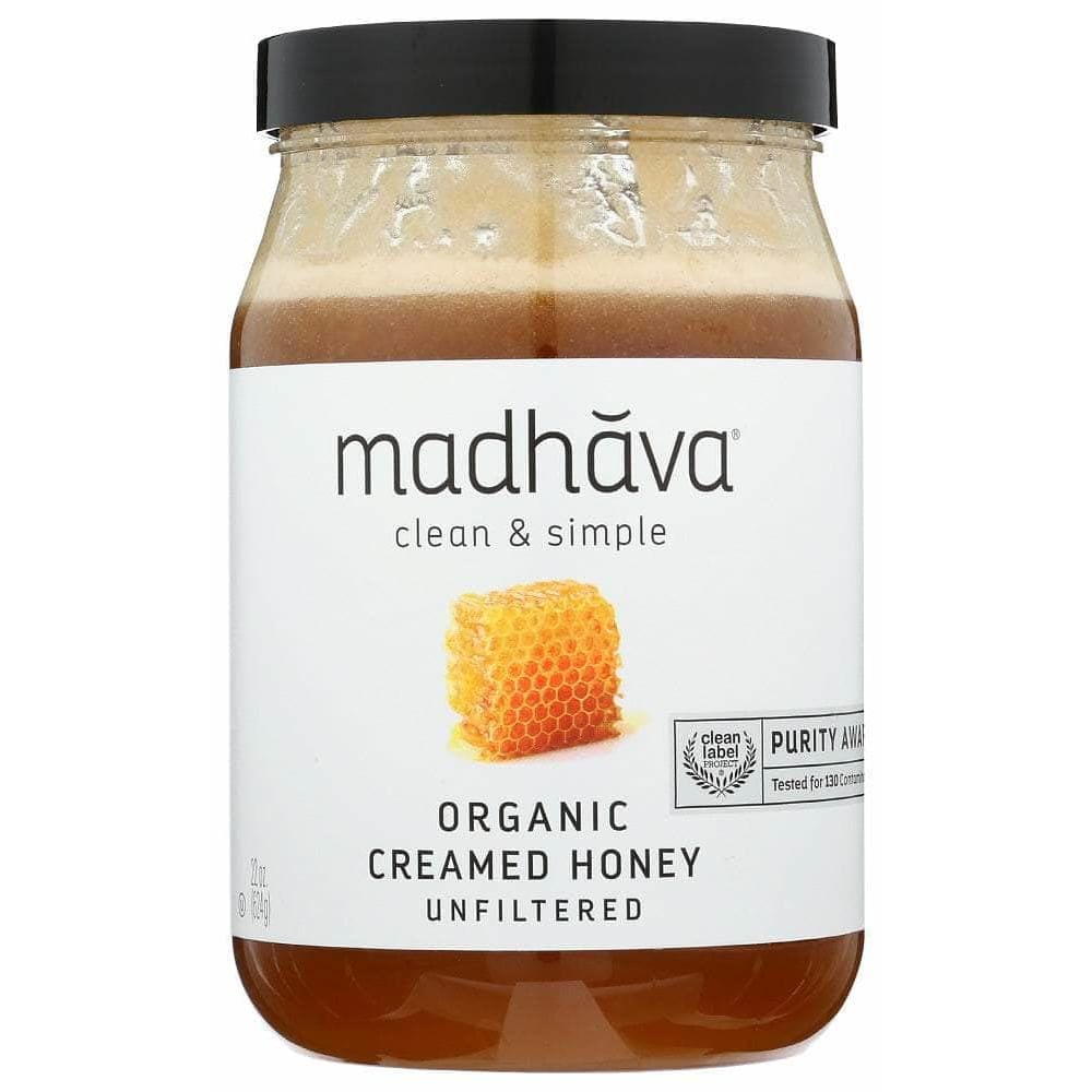 Madhava Madhava Organic Very Raw Honey, 22 oz