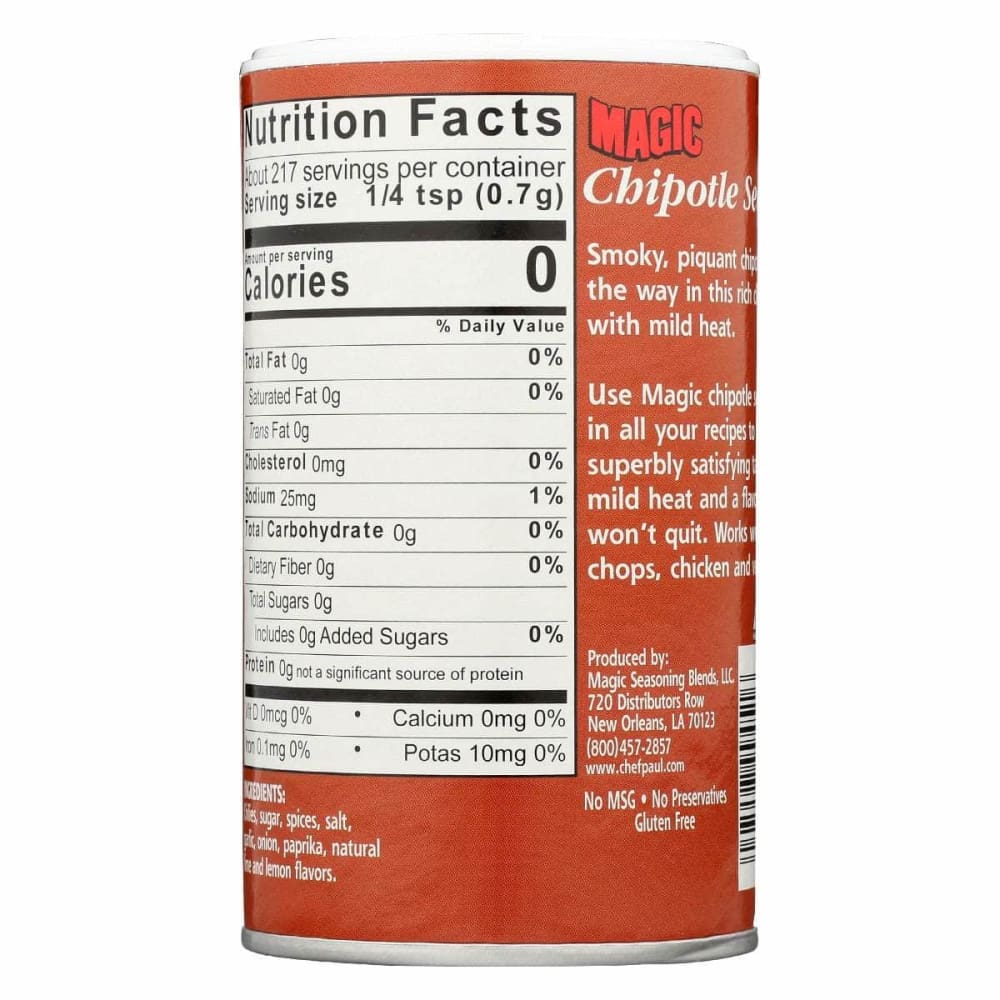 MAGIC SEASONING BLENDS Magic Seasoning Blends Chipotle Seasoning, 5.4 Oz