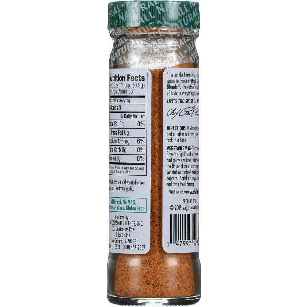 Magic Seasoning Blends Magic Seasoning Blends Vegetable Magic, 2 oz