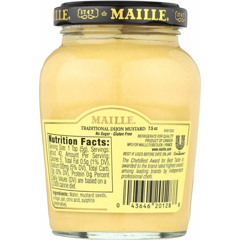 MAILLE Maille Dijon Originale Traditional Dijon Mustard, 7.5 Oz