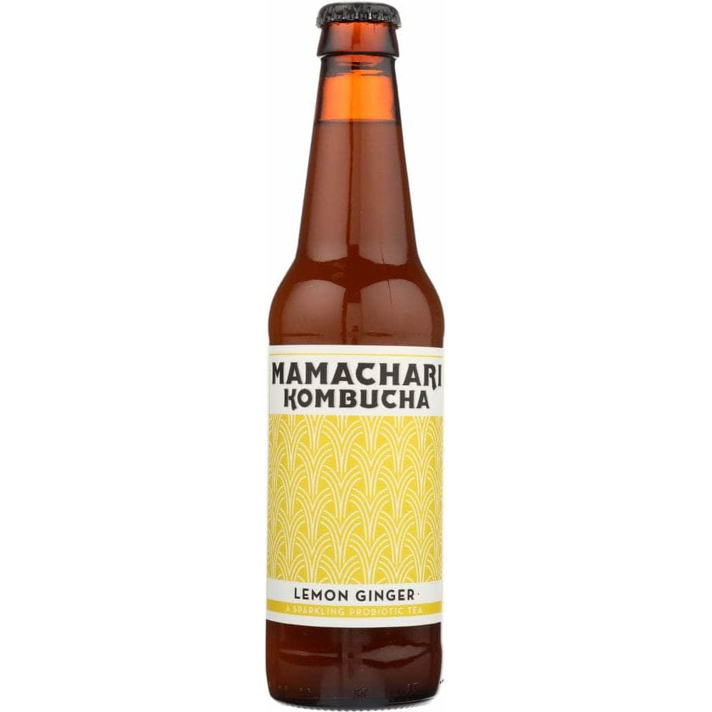 Mamachari Kombucha Mamachari Kombucha Lemon Ginger Kombucha, 12 fl oz