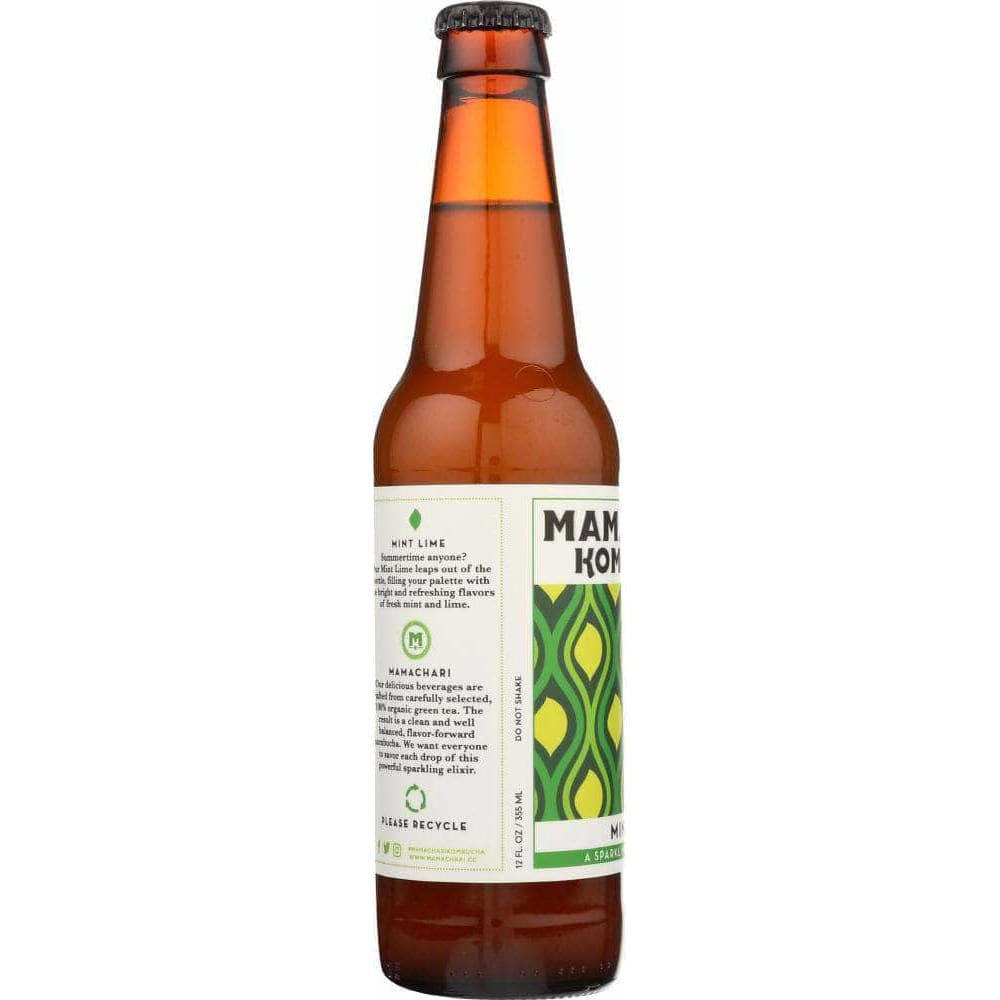 Mamachari Kombucha Mamachari Kombucha Mint Lime Kombucha, 12 fl oz